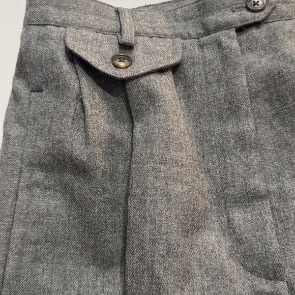 Vintage Lauren Ralph Lauren Gray Wool Trousers High Rise Size 8 - Picture 11 of 12